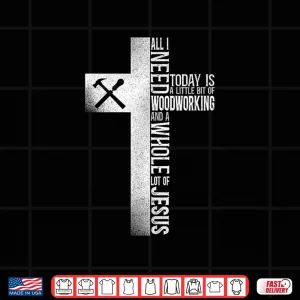 Design Woodworker Carpenter Tools Faith Jesus Vintage Shirt