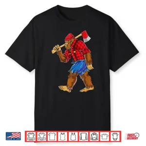 Bigfoot Lumberjack Sasquatch Carpenter Shirt