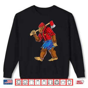 Sweatshirt Bigfoot Lumberjack Sasquatch Carpenter Shirt