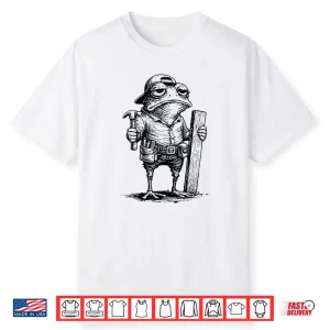 Grumpy Frog For Grumpy Frog Carpenter Shirt
