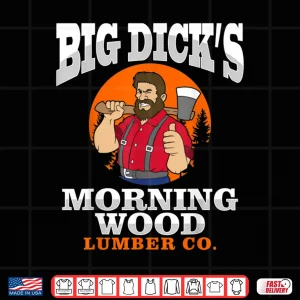 Design Morning Wood Lumber Co Lumberjack Carpenter Woodworker Gift Shirt