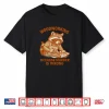 Woodworking Because Murder Is Wrong Raccoon Carpenter Shirt