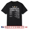 Carpenter Hourly Rate Wood Working Labor Rates Shirt