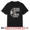 Measure Cut Swear Repeat Carpenter And Woodworking Handymen Shirt