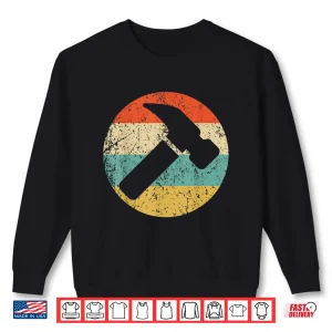 Sweatshirt Carpenter Vintage Retro Hammer Shirt