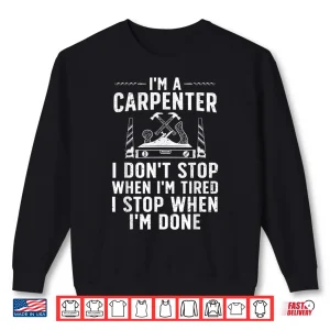 Sweatshirt Funny Carpenter Art For Men Women Carpenter Tool Carpentry Shirt