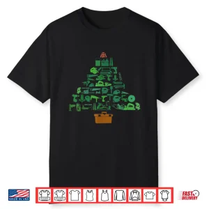 Woodworker Carpenter Holiday Christmas Tree Craftsman Joiner Shirt