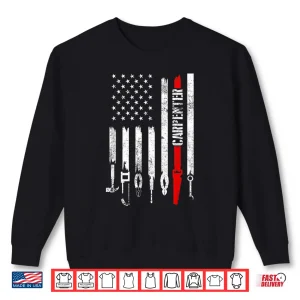 Carpenter Flag Art Woodworker Profession Carpenter Gift Cool Shirt 2 Sweatshirt Carpenter Flag Art Woodworker Profession Carpenter Gift Cool Shirt