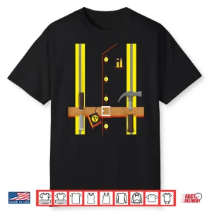 Construction Worker Costume Halloween Builder Shirt