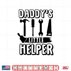 Design ParentS Little Helper Carpenter Fixing Children Shirt