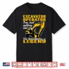 Becoming A Legend Heavy Equipment Excavator Operator Shirt