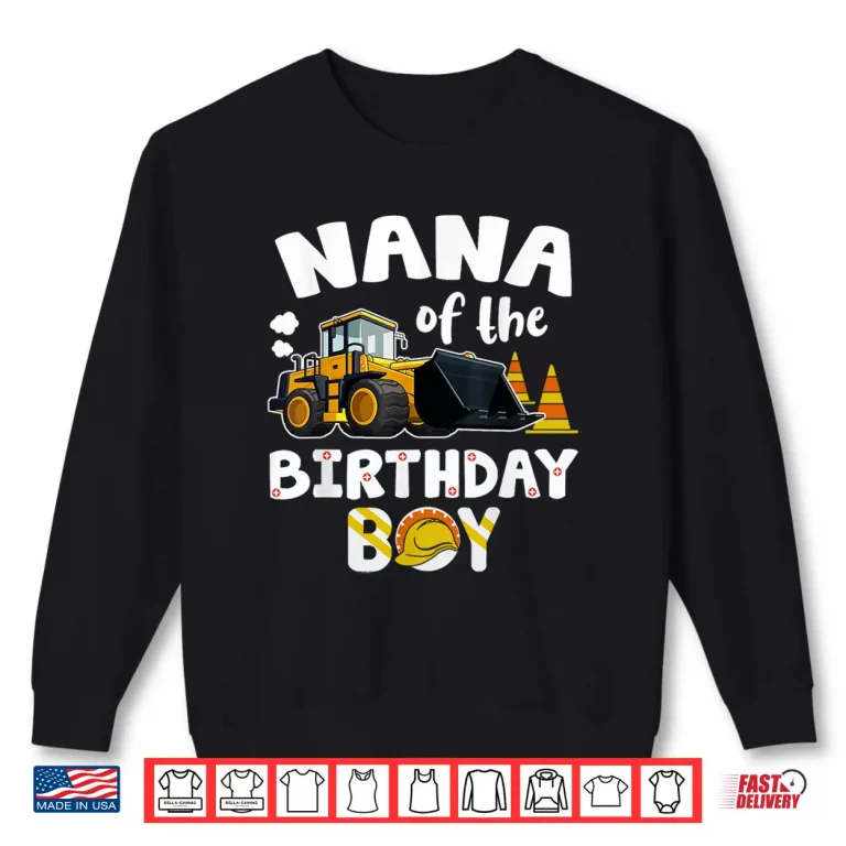 Sweatshirt Birthday Party Construction Worker Shirt