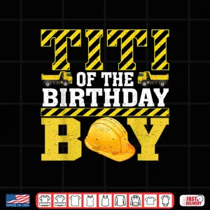 Design Birthday Construction Worker Shirt