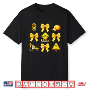 Bow Coquette Construction Worker Shirt