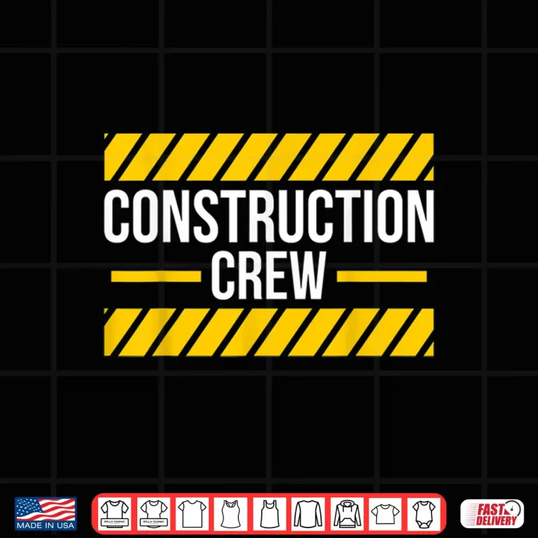 Design Construction Crew Highway Worker Shirt