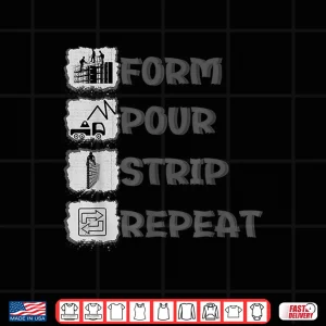 Design Concrete Worker Quote Construction Shirt