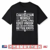 Construction Design Construction Worker Shirt