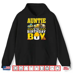 Hoodie Construction Worker Birthday Party Construction Shirt