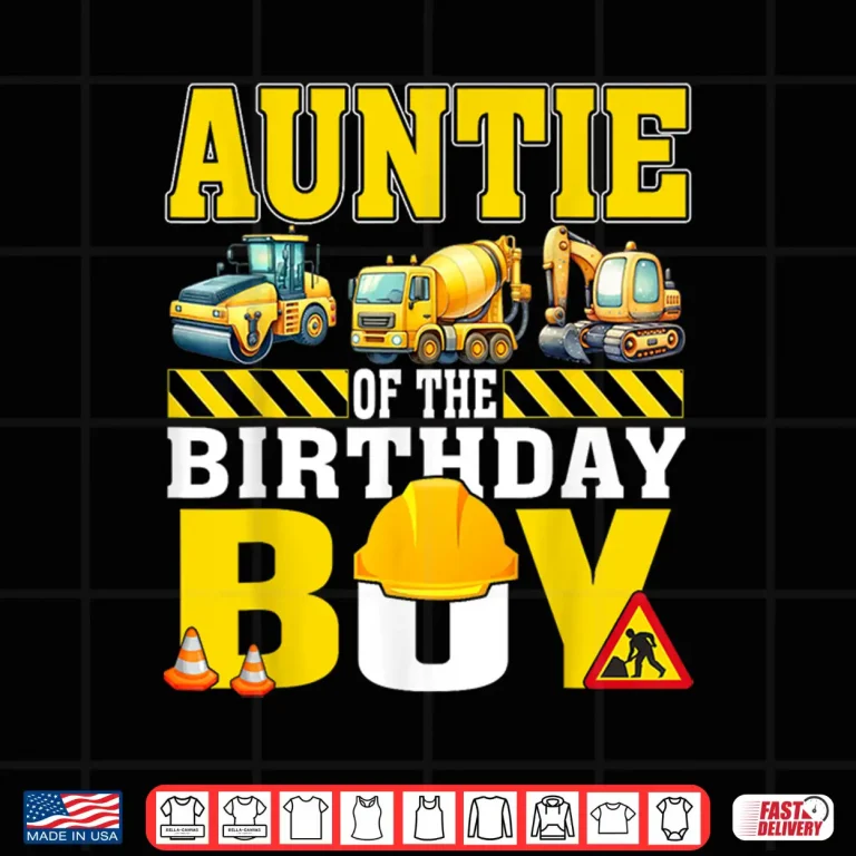 Design Construction Worker Birthday Party Construction Shirt