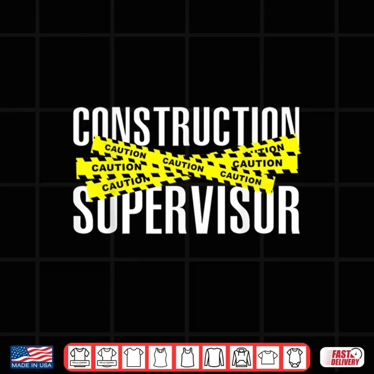 Design Construction Supervisor Highway Worker Shirt