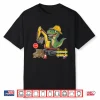 Dinosaur Excavator Truck Construction Worker Shirt