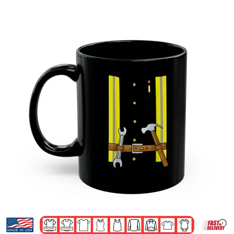 Mug Cool Cosplay Halloween Costume Builder Construction Worker Shirt