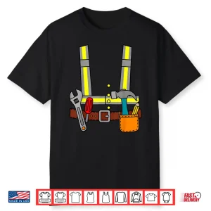 Halloween Costume Construction Worker Shirt
