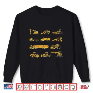 Sweatshirt Excavator Construction Worker Shirt