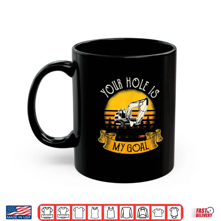 Mug Excavator Gift Saying Construction Site Construction Shirt