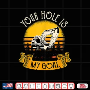 Design Excavator Gift Saying Construction Site Construction Shirt