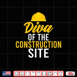 Design Construction Site Site Management Construction Worker Shirt