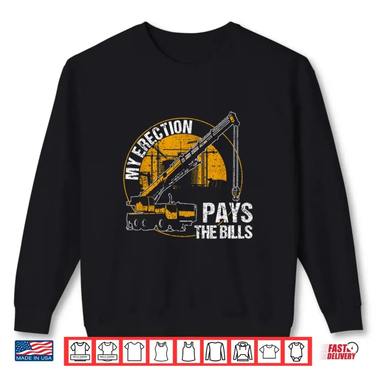 Sweatshirt Crane Operator Job Profession Shirt