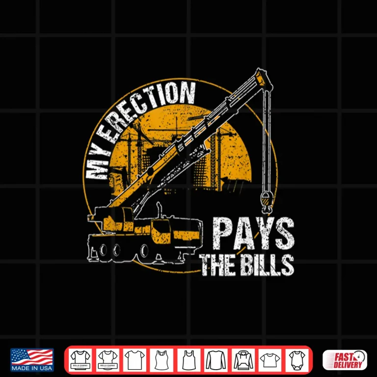 Design Crane Operator Job Profession Shirt