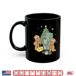 Mug Hvac Gingerbread Christmas Technician Construction Worker Shirt