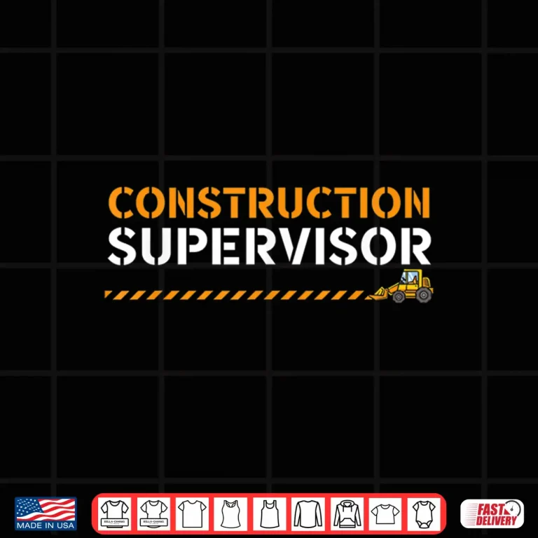 Design Job Profession Construction Supervisor Construction Worker Shirt