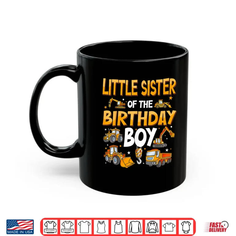 Mug Construction Excavator Construction Shirt