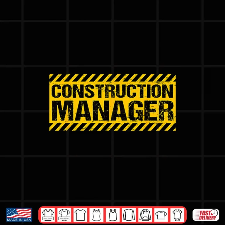 Design Construction Manager Shirt