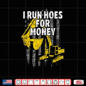 Design Heavy Equipment Operator USA Flag Construction Shirt