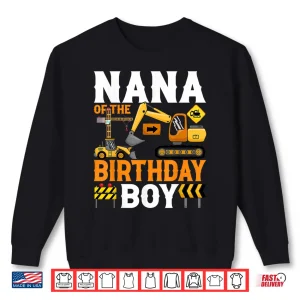 Sweatshirt Boy Crew Bday Party Construction Worker Shirt
