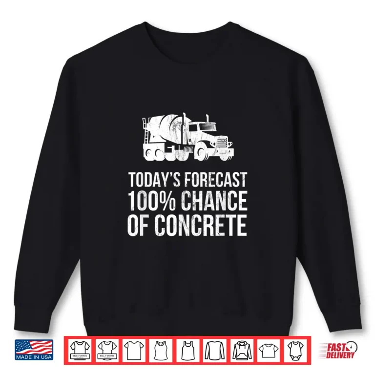 Sweatshirt Concrete Worker Gift Construction Worker Gag Pun Retro Shirt