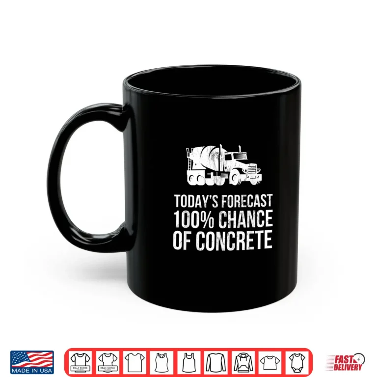 Mug Concrete Worker Gift Construction Worker Gag Pun Retro Shirt