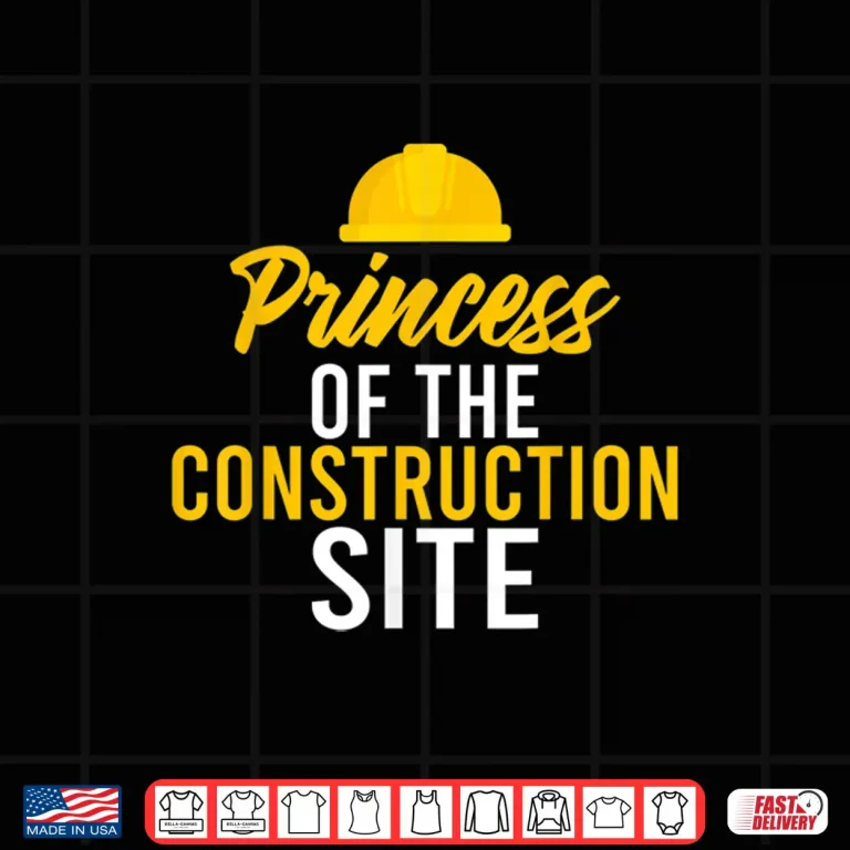 Design Construction Site Professional Construction Worker Shirt