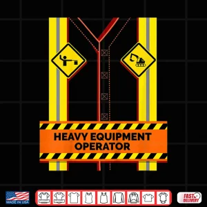 Design Costume Equipment Operator Construction Worker Shirt