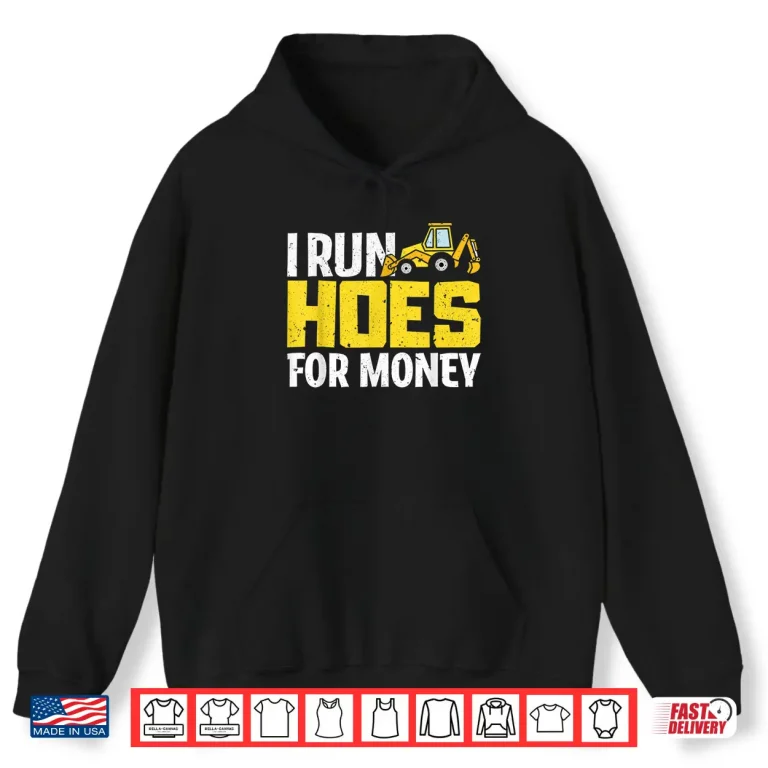 Hoodie Landscaping Excavation Service Construction Worker Shirt