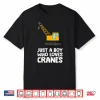 Loves Cranes Construction Shirt