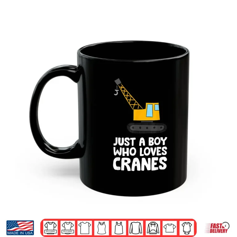 Mug Loves Cranes Construction Shirt