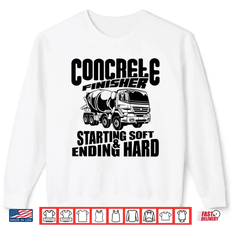 Sweatshirt Professional Quality Service Concrete Finisher Shirt