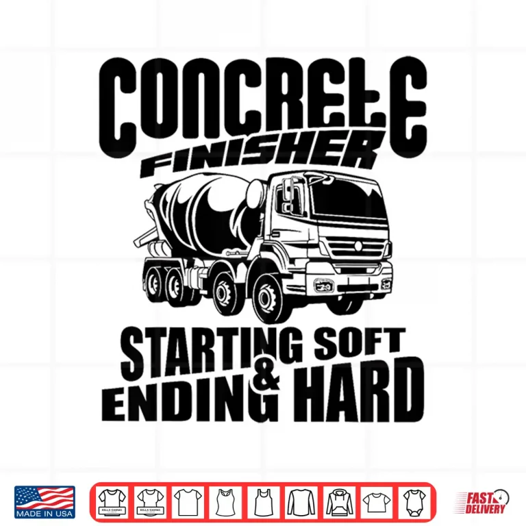 Design Professional Quality Service Concrete Finisher Shirt