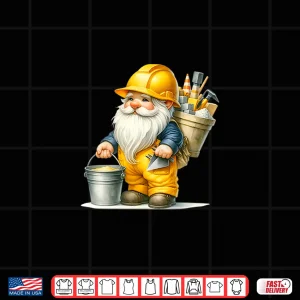 Design Road Construction Worker Gnome Graphic Premium Tri Blend Shirt