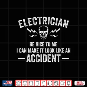 Design Best Electrician Art Electrical Electrician Shirt
